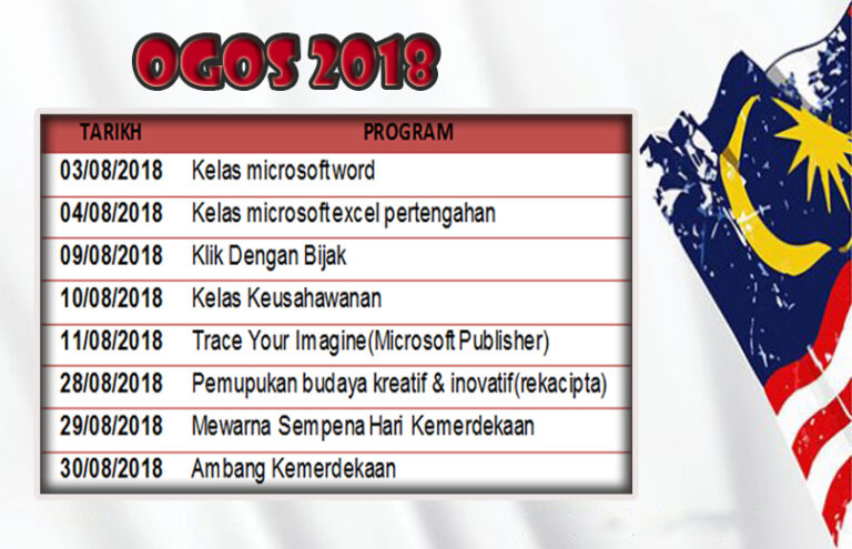 JADUAL AKTIVITI 2018